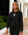 KT Signature Women's Pullover Sweatshirt (Black)