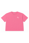 Lightweight Crop Tee (Bubble Pink)