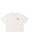 Lightweight Crop Tee (White)